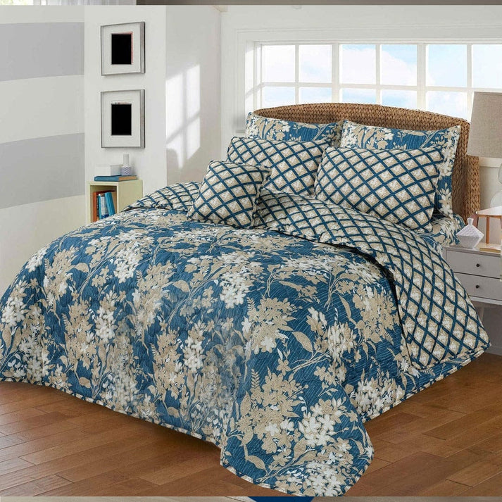 7 pcs Quilted Comforter Set EM-913