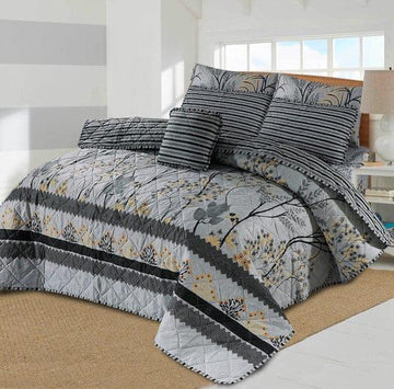 7 pcs Quilted Comforter Set EM-908