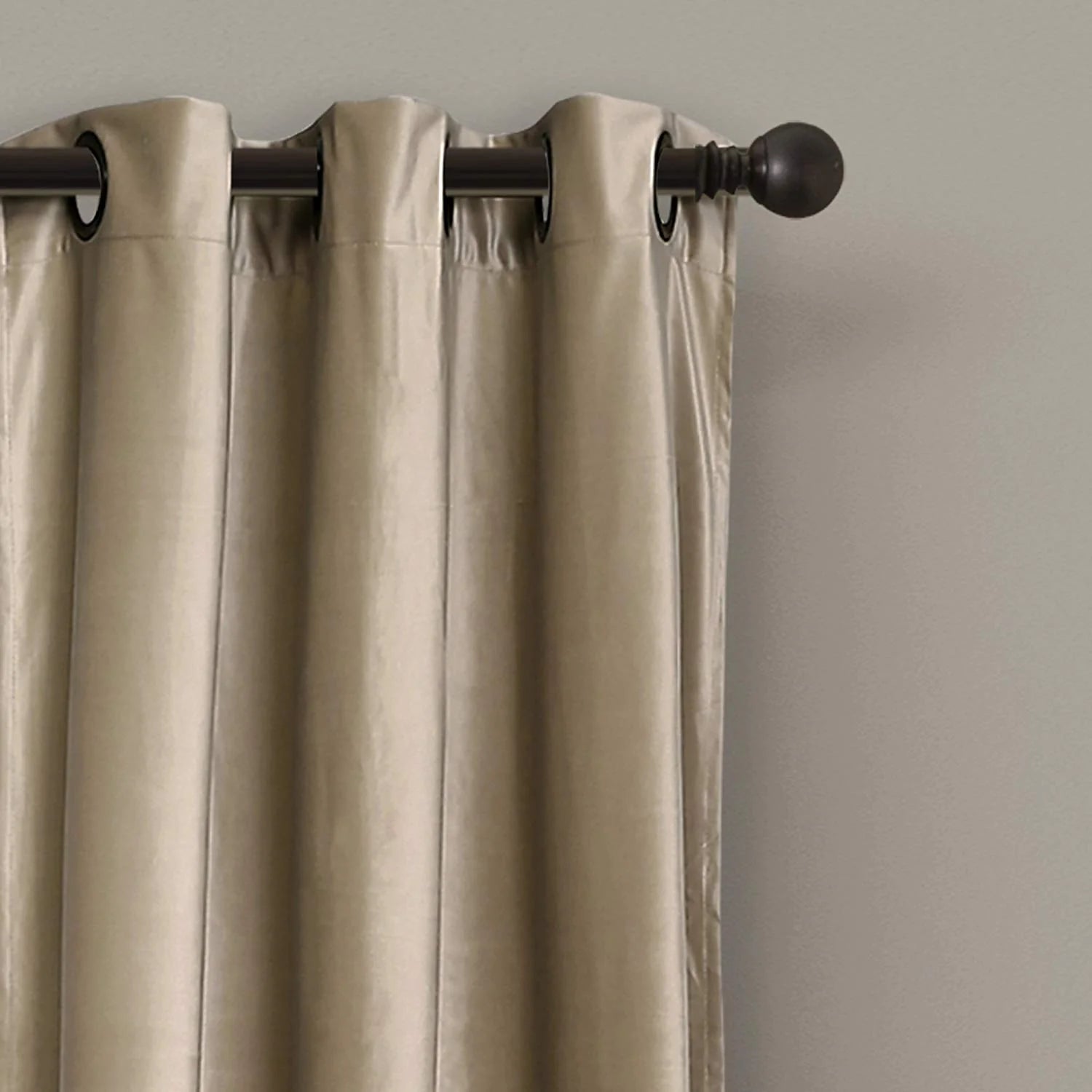 Luxurious Velvet Eyelet Curtains Pair - vl-003