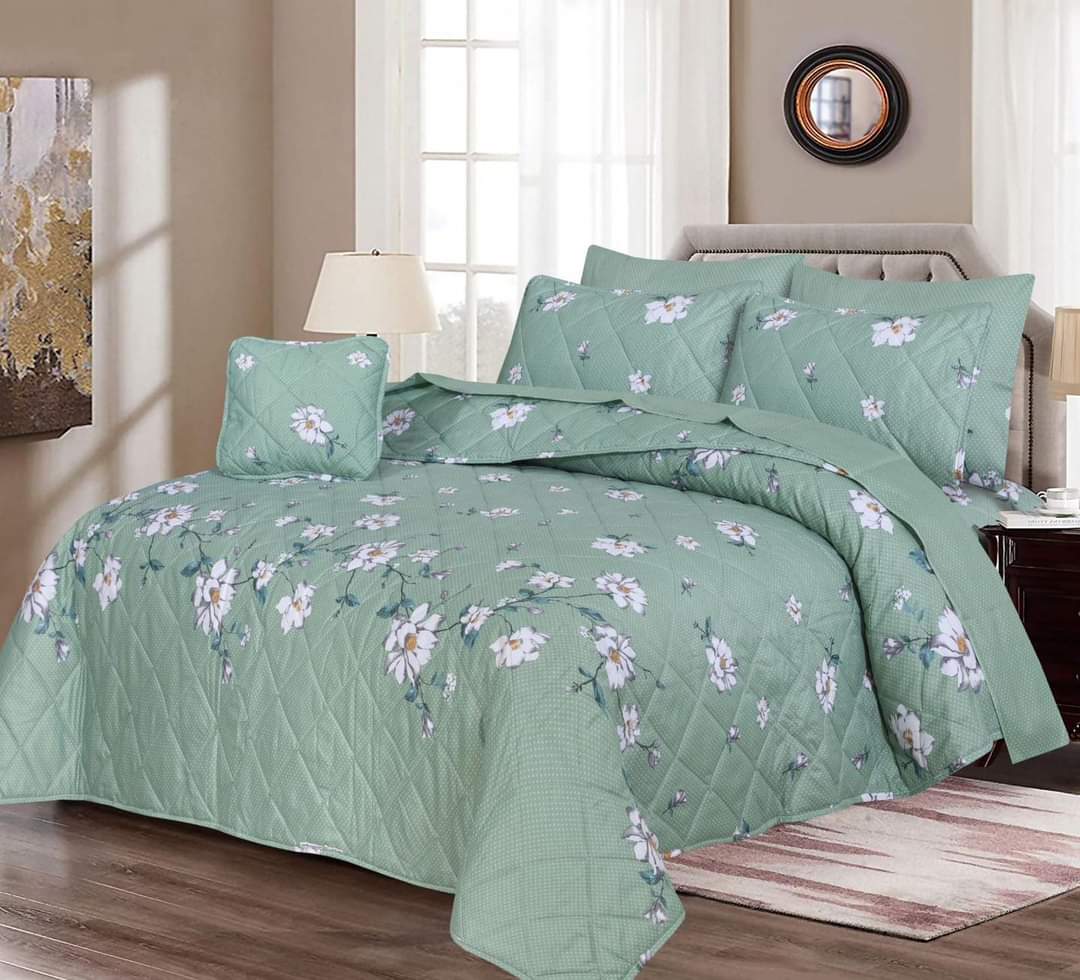 7 pcs Quilted Comforter Set EM-901